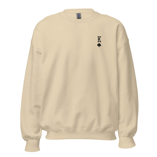 Sweat-shirt unisexe Roi de Pique