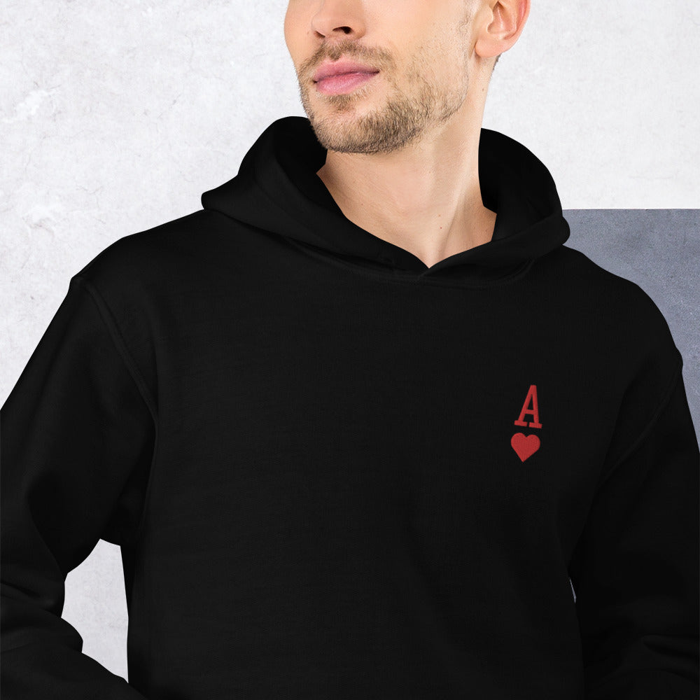 Ace of Hearts Unisex Hoodie