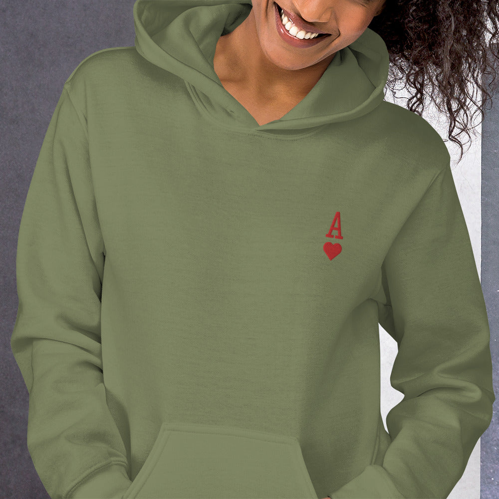 Ace of Hearts Unisex Hoodie